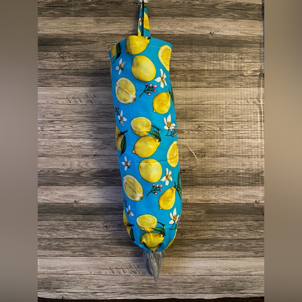 Summer Lemons Handmade Bag Holder